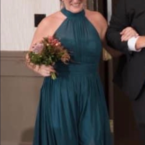 Azazie Peacock Inman A6 bridesmaid dress - Picture 4 of 5